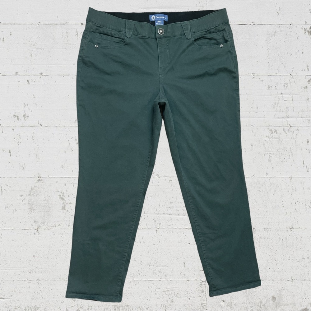 Democracy “Ab”solution Hunter Green Jeans Size 20W